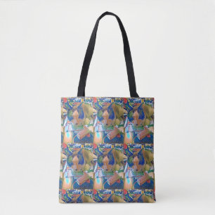 Bolso De Tela raqueta que hace el gatito a mano