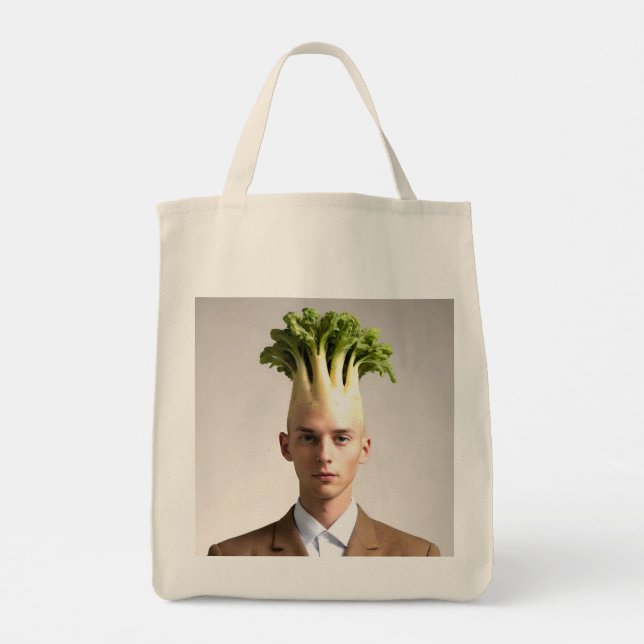 Bolso De Tela Raro Vegetable Tío Tote Bag (Reverso)
