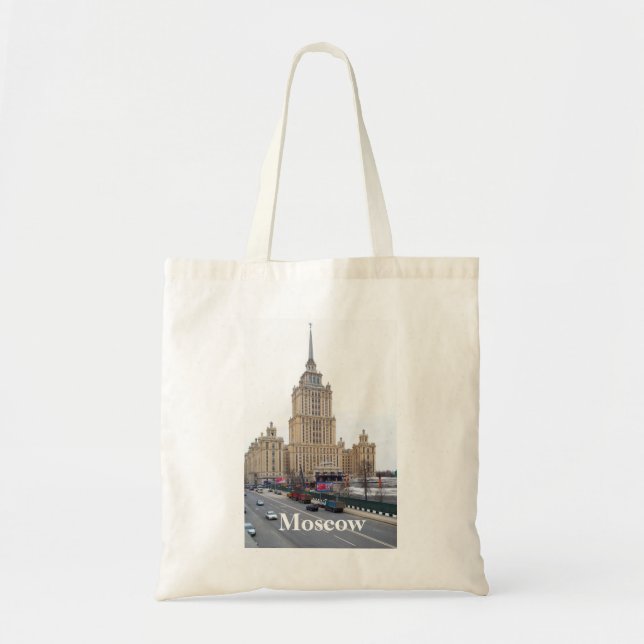 Bolso De Tela Rascacielos de Moscú (Frente)