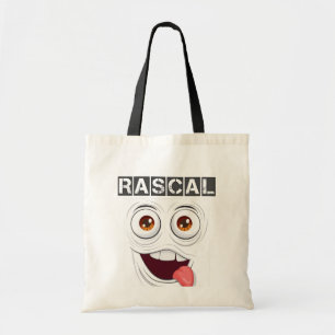 Bolso De Tela Rascal Negrita Typografía Tote Bag - Cheeky y Play
