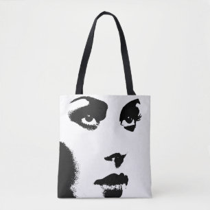 Bolso De Tela Rasgos de mujer negra