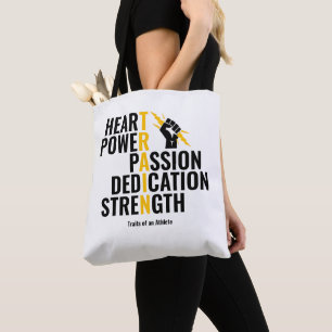 Bolso De Tela Rasgos de un atleta