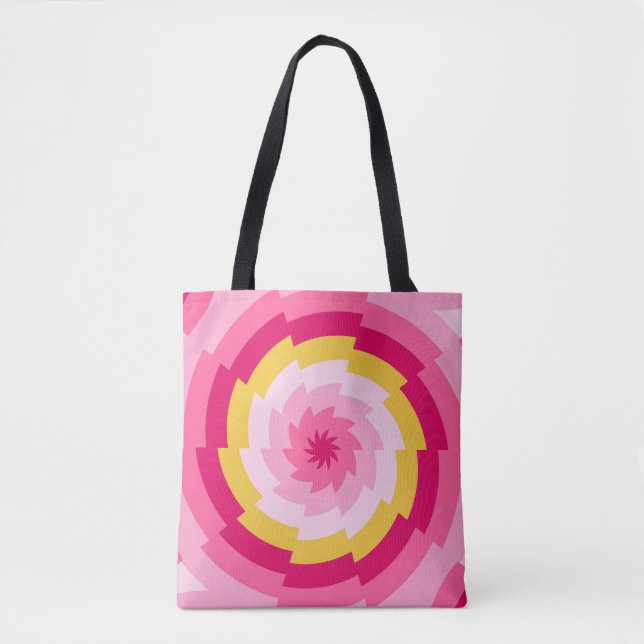Bolso De Tela Raspberry Ripple Vortex (Anverso)