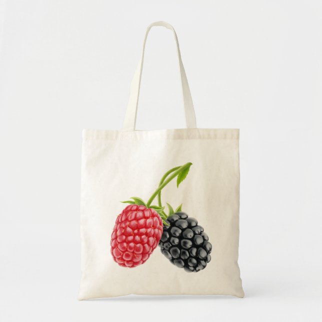 Bolso De Tela Raspberry y mora (Frente)