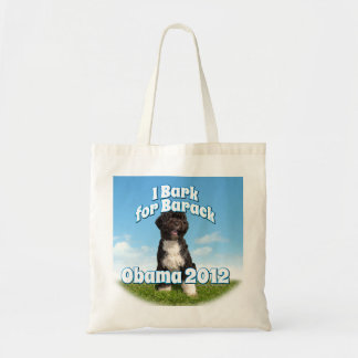 Bolso De Tela Raspo para Barack, BO el primer perro Obama