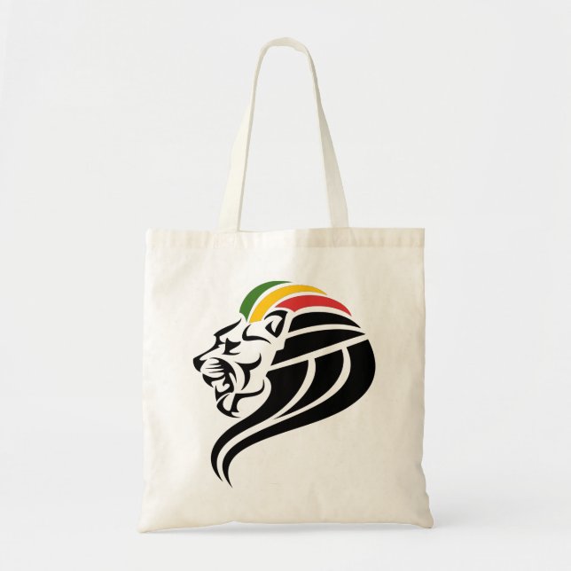 Bolso De Tela Rasta León de Judá (Frente)
