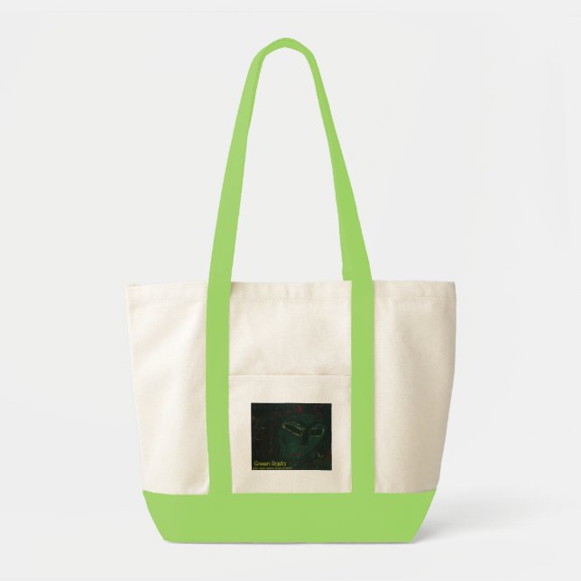 Bolso De Tela rasta verde (Frente)