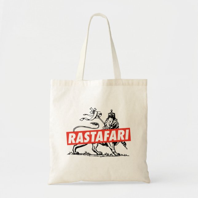 Bolso De Tela Rastafari Empire of Ethiopia Rastafara Reggae Bag (Frente)