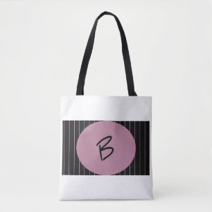 Bolso De Tela Rastreo negro y rosa personalizado