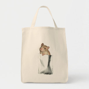 Bolso De Tela Rata de bolsillo (cara)