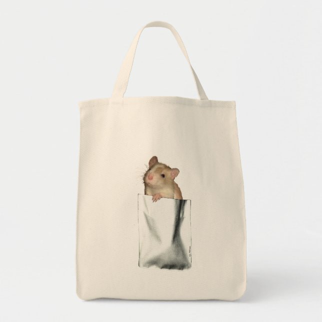 Bolso De Tela Rata de bolsillo (cara) (Frente)