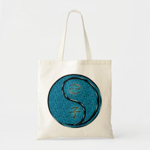 Bolso De Tela Rata de Cáncer y Agua