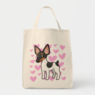 Bolso De Tela Rata Terrier/amor del fox terrier de juguete