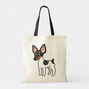 Bolso De Tela Rata Terrier del dibujo animado/fox terrier de