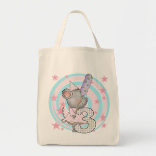 Bolso De Tela Ratón 3er cumpleaños camisetas y regalos