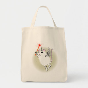 Bolso De Tela Ratón blanco del Faerie