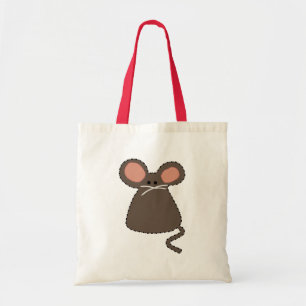 Bolso De Tela ratón chargable de la cara doble