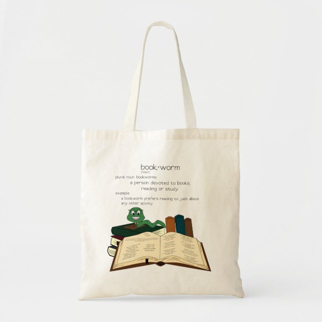 Bolso De Tela Ratón de biblioteca (Frente)
