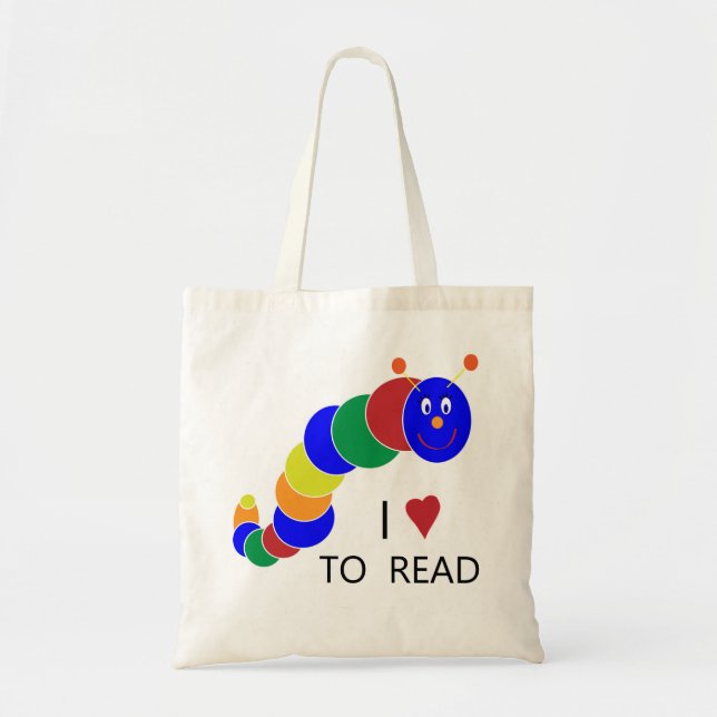 Bolso De Tela Ratón de biblioteca (Frente)