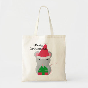 Bolso De Tela Ratón de Navidades Cute de Merry Christmouse