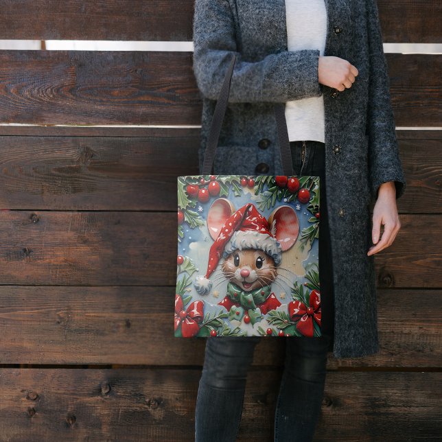 Bolso De Tela Ratón de Navidades de búsqueda (Subido por el creador)