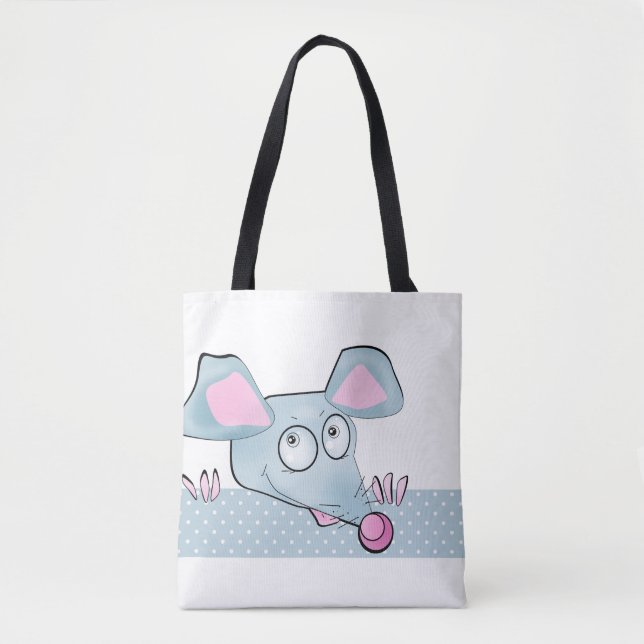 Bolso De Tela Ratón de ratón de rata de personalizado mate niños (Anverso)