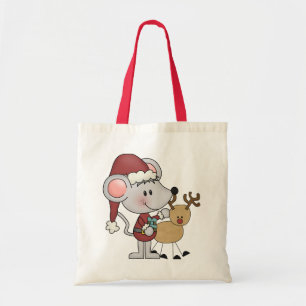 Bolso De Tela Ratón del navidad y