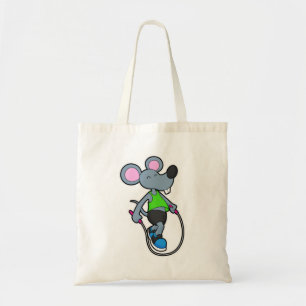 Bolso De Tela Ratón en estado de salud con pista