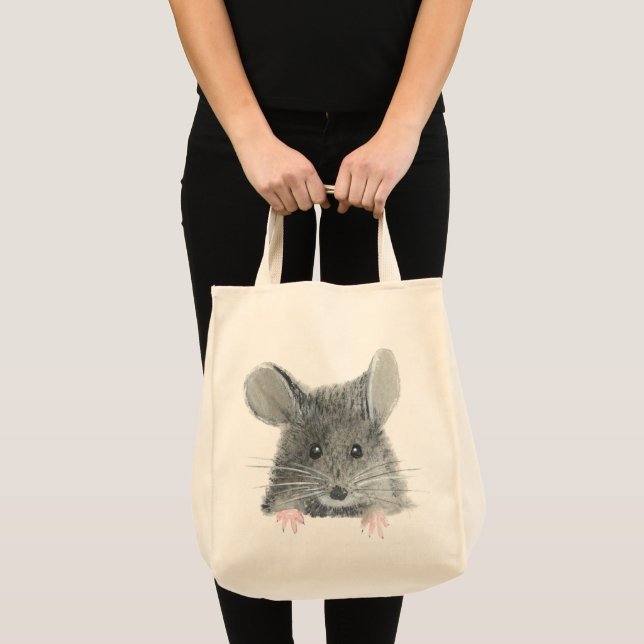 Bolso De Tela Ratón gris (Anverso (producto))