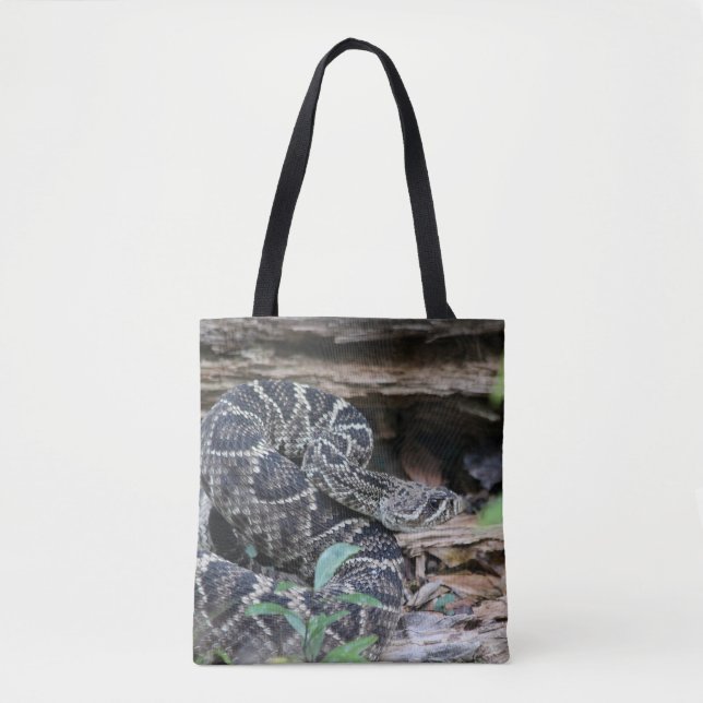 Bolso De Tela Rattlesnake (Anverso)