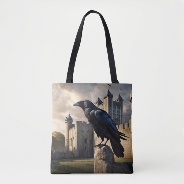 Bolso De Tela Raven (Anverso)