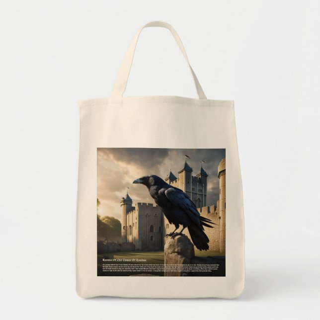 Bolso De Tela Raven (Frente)