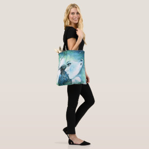 Bolso De Tela Raven