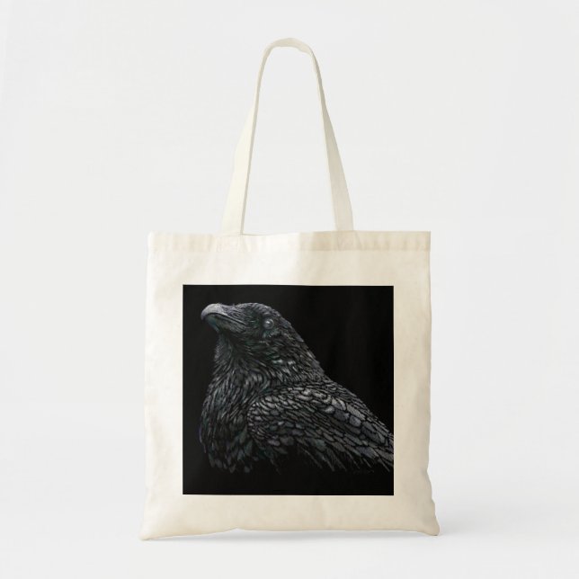 Bolso De Tela Raven (Frente)