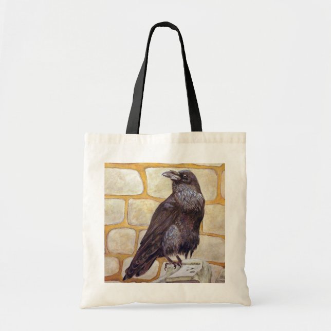Bolso De Tela Raven (Frente)