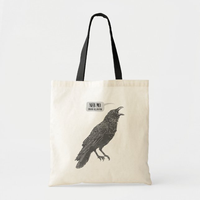 Bolso De Tela Raven: "Neb Mo." (Frente)