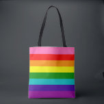 Bolso De Tela Raya de la original 8<br><div class="desc">Bandera del orgullo de la raya de la original 8</div>