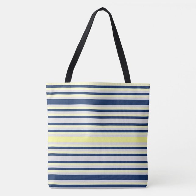 Bolso De Tela Rayas (Anverso)