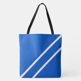 Bolso De Tela Rayas Blancas Diagonales Modernas y Elegantes Sobr