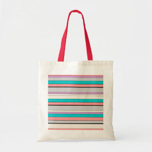 Bolso De Tela Rayas de agua grises curas