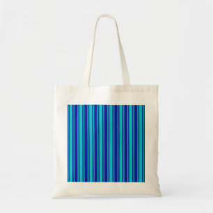 Bolso De Tela Rayas de caramelo azul turquesa