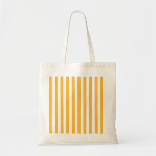 Bolso De Tela Rayas de caramelos amarillos y blancos soleados