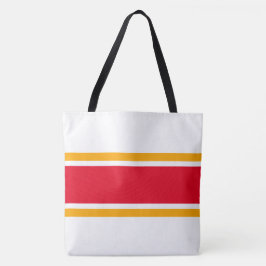 Bolso De Tela Rayas de Carreras Amarillas Naranjas Rojas Brillan