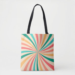 Bolso De Tela Rayas de carrusel