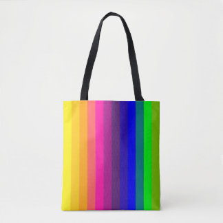 Bolso De Tela Rayas de colores