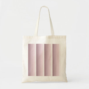 Bolso De Tela rayas de sombra de cuarzo Rosa