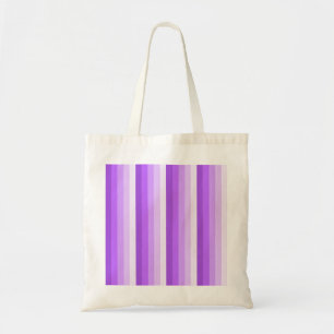 Bolso De Tela Rayas de sombra púrpura