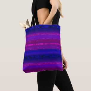 Bolso De Tela Rayas de vidrio tranquilas