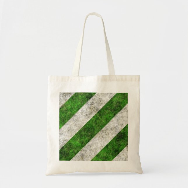 Bolso De Tela Rayas diagonales gruesas (Frente)