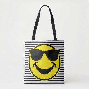 Bolso De Tela Rayas estrechas amarillas y negras de Guay